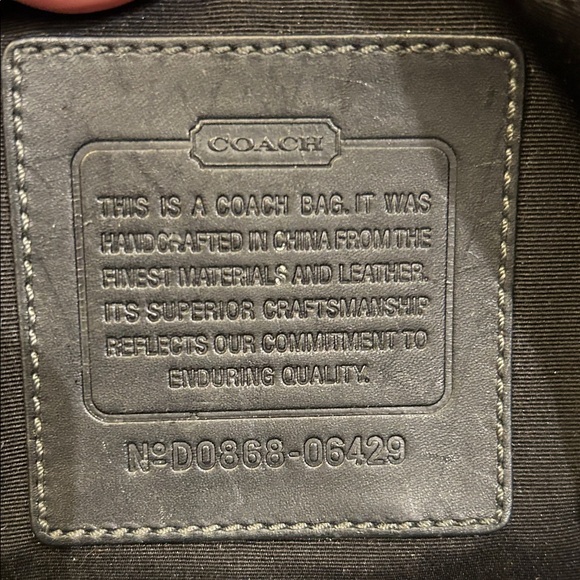 Coach Black and Gray Signature Baby Bag - Picture 2 of 14